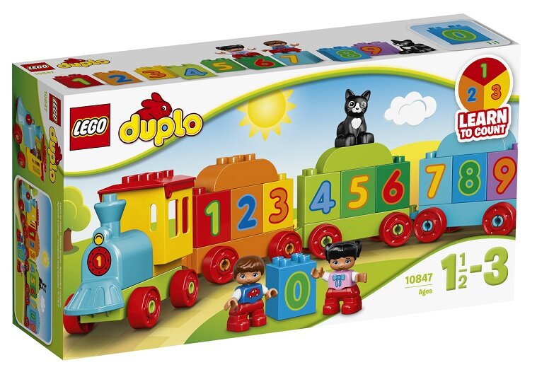 Конструктор LEGO Duplo Поезд "Считай и играй", 23 элемента